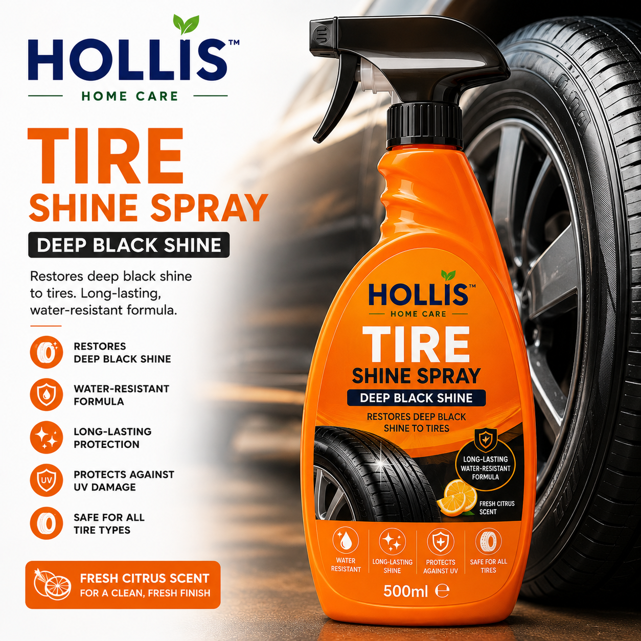 Tire Shine Spray