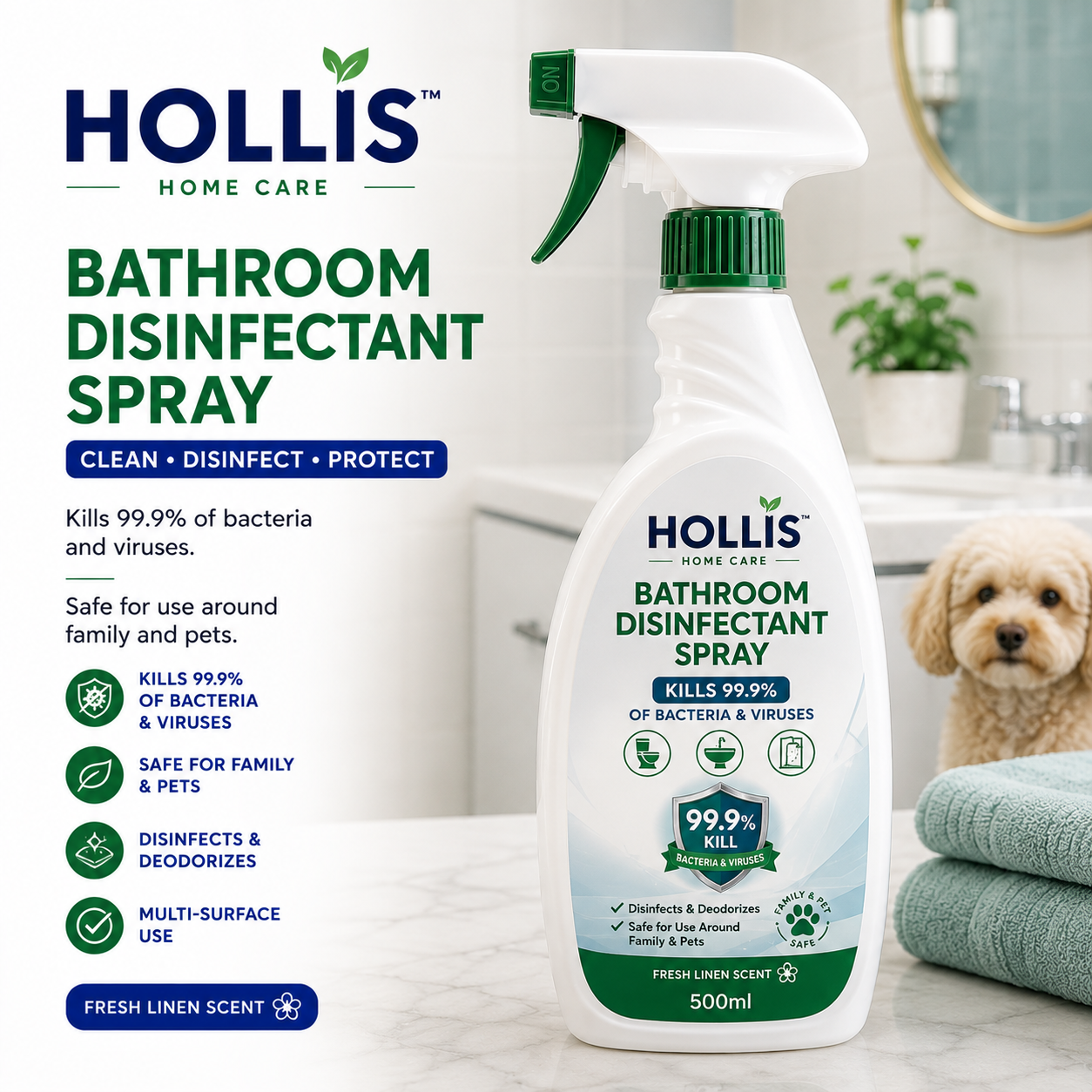 Bathroom Disinfectant Spray